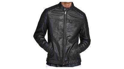 Chaqueta de cuero para hombre de Jack & Jones