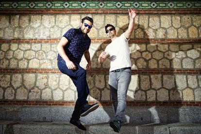 Goiko Martínez y Alejandro Serrano, componentes de DuMMie en Matadero Madrid.