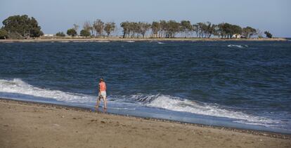 Playa de Quitapellejos, perteneciente a Palomares, en la que cayó una de las bombas y en la que se bañó Fraga para demostrar que no había peligro.