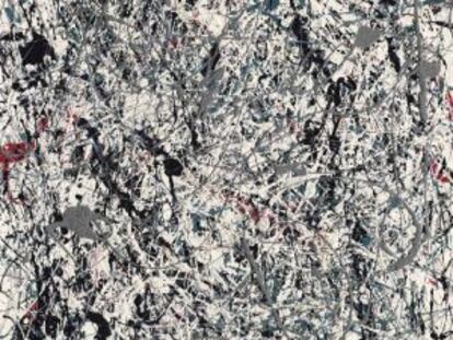 'Número 19, 1948', de Jason Pollock, la obra por la que más se pujó en la histórica subasta de Christie´s, 58,3 millones de dólares.