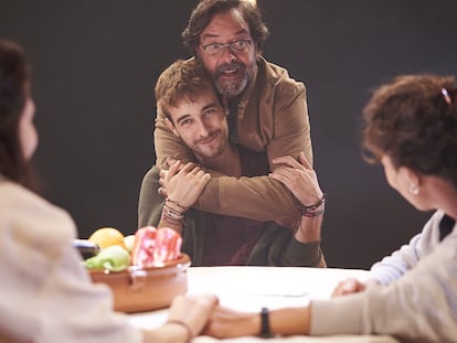 Un momento de la obra teatral 'Alguns díes d'ahir', de Jordi Casanovas, en La Villarroel.