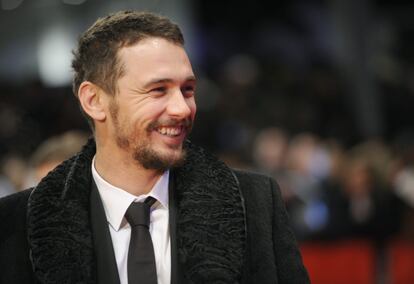 El actor James Franco en el festival de cine Berlinale en 2015.