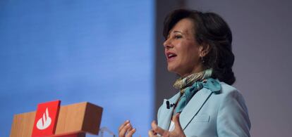 La presidenta del Banco Santander, Ana Botín