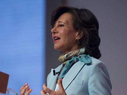 La presidenta del Banco Santander, Ana Botín