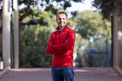 Francisco Trujillo, el 17 de diciembre en el exterior de la Universitat Jaume I de Castellón.