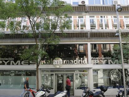 La sede de Avalmadrid.