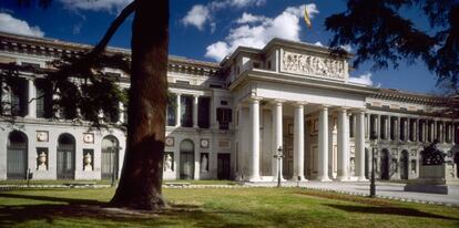La fachada del Museo del Prado de Madrid.