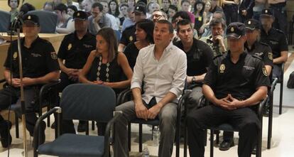 Arnaldo Otegi, en el banquillo de la Audiencia Nacional en junio de 2011.