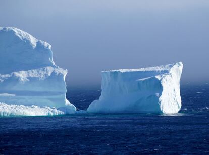 El iceberg Alley en Ferryland Newfoundland (Canadá), el 16 de abril de 2017.