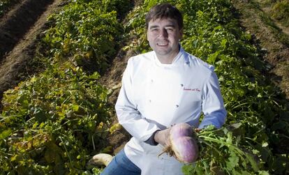 El chef Fernando del Cerro, del restaurante Casa José, con una estrella Michelin, en Aranjuez.