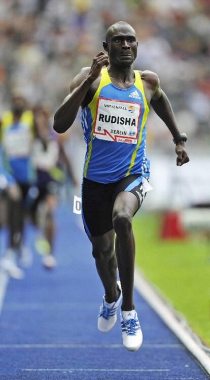 David Rudisha, durante los 800 metros de Berlín.