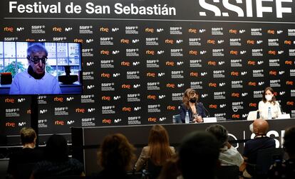 Presentación de "Rifkin's Festival", la película de Woody Allen rodada en San Sebastián, en el Festival de Cine