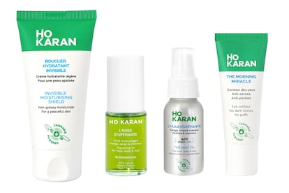 Ho Karan llega desde Francia con una línea completa a base de aceite bio de hemp: hidratante facial (19,95€), aceite seco multiusos (19,95€), contorno de ojos (24,95€), jabón hidratante (11,95€) y desodorante roll-on (12,95€).