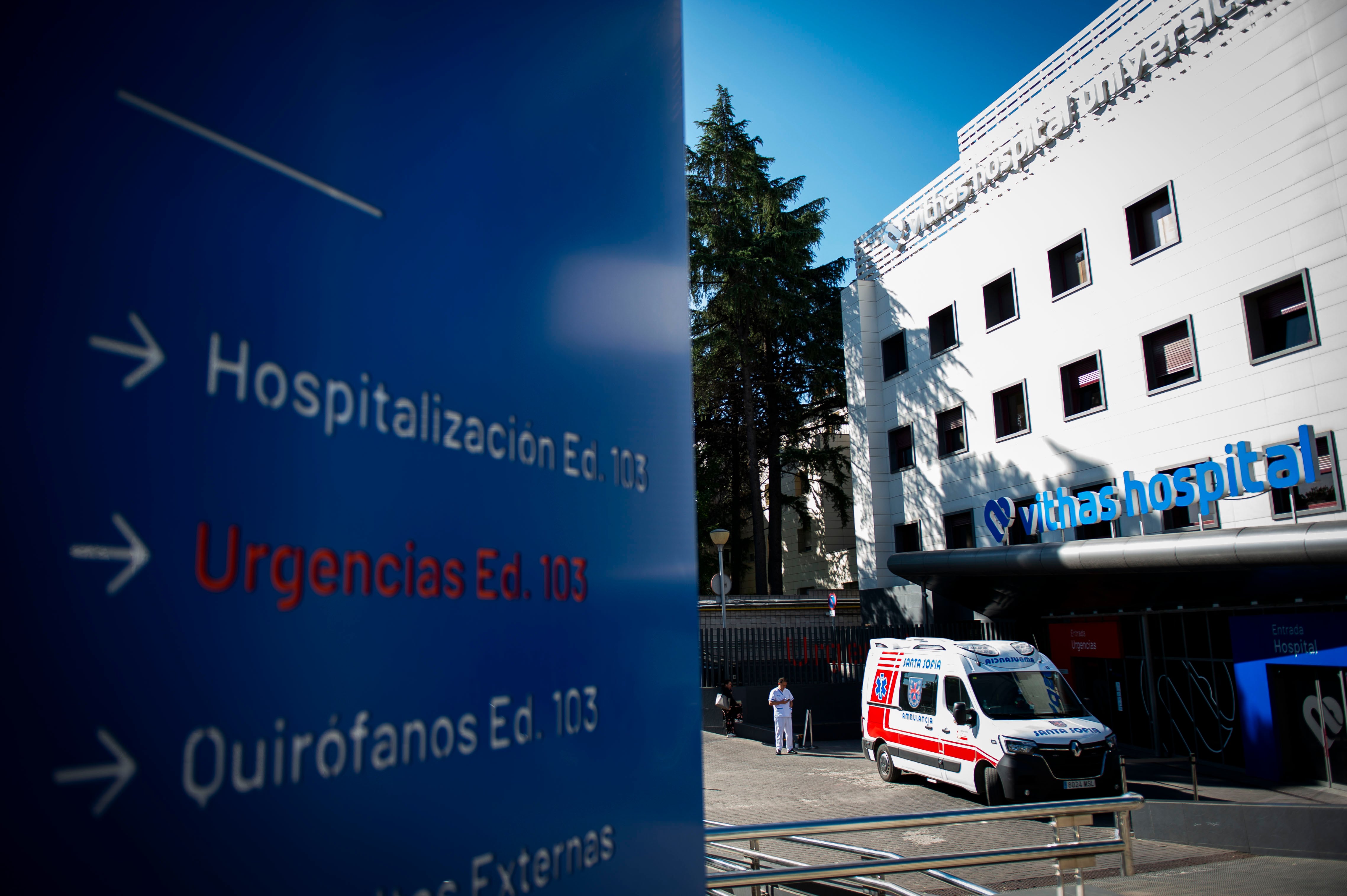 Fachada del hospital Vithas. 