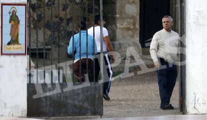 José Donoso Fernández, sacerdote de Mengabril, en Badajoz el pasado mayo.