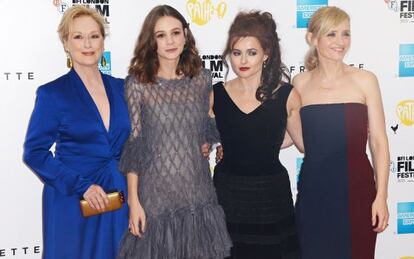 Las protagonistas de la cinta Meryl Streep, Carey Mulligan, Helena Bonham Carter y Anne-Marie Duff.