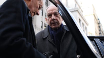 Anthony Marshall, a su llegada al juzgado de Nueva York donde escuchó su sentencia.