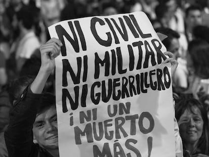 Manifestación en Colombia.