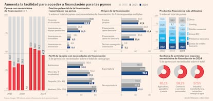 Acceso a la financiación de las pymes Pymes con necesidades de financiación; destino y origen de la misma. Perfil de la pyme necesitada y productos financieros más utilizados.