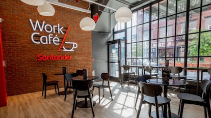 Santander Work Cafe en Brooklyn