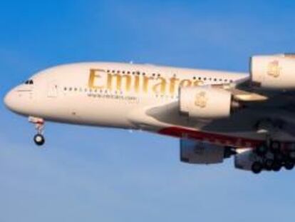 Un avión de Emirates Airline