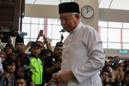 El ex primer ministro de Malasia Najib Razak, en diciembre de 2019. 