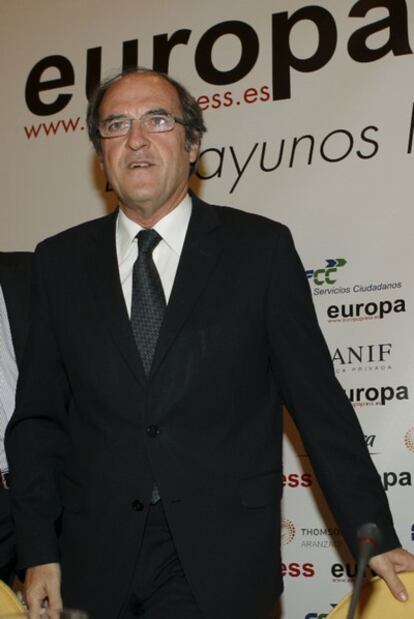 inistro de Educación, Ángel Gabilondo, durante su intervención en los Desayunos de Europa Press.