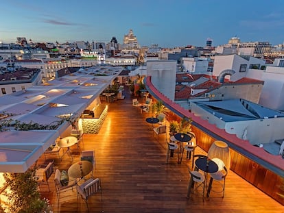 Los asistentes al Open House 2023 podrán disfrutar de las vistas panorámicas desde la terraza del UMusic Hotel - Teatro Albéniz