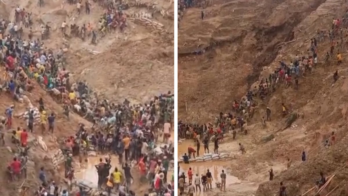 Al menos 100 muertos tras derrumbarse una mina de oro en República Centroafricana