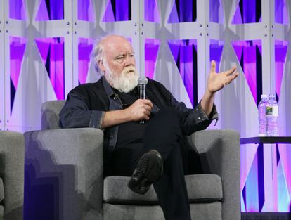 Phil Tippet, en la presentación de 'Light & Magic: Un sueño no tan lejano', en la convención anual de 'Star Wars', el 27 de mayo de 2022 en Anaheim (California).
