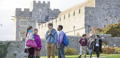 Campus de CMU en el castillo de San Donato, en Llantwit Major (Reino Unido)