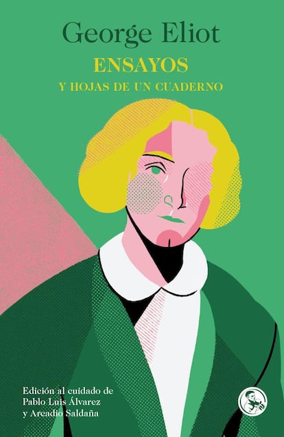 portada 'Ensayos y hojas de un cuaderno', GEORGE ELIOT. EDITORIAL UÑA ROTA