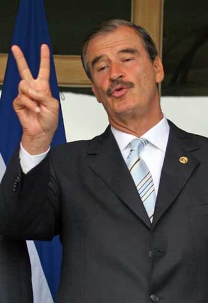 El presidente de México, Vicente Fox, el pasado jueves.