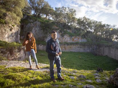 Historiadores de la Universidad de Cádiz investigan un posible gran templo dedicado al agua en en Sierra Aznar, Arcos de la Frontera