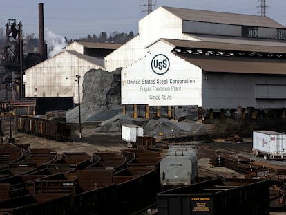 US Steel in Braddock (Pennsylvania) plant, in February 2019.