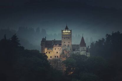 Castillo de Bran en Brasov (Transilvania, Rumanía).