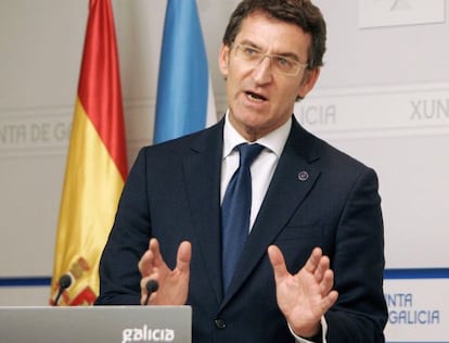 Galicia premier Alberto N&uacute;&ntilde;ez Feij&oacute;o.