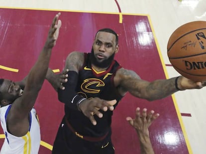 LeBron James, na última final contra Green