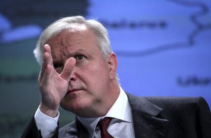 El vicepresidente de la Comisi&oacute;n Europea, Olli Rehn