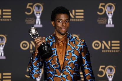 El actor Chadwick Boseman, en una imagen de 2019.