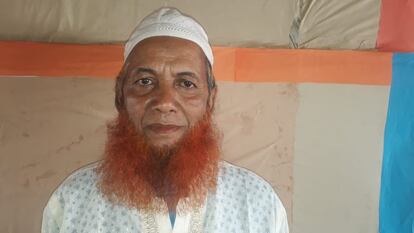 Noor Ahmed, en Katupalong, en Cox’s Bazar (Bangladés), en una imagen cedida.