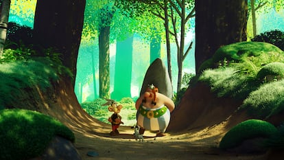Una imagen de la serie 'Astérix y Obélix: el combate de los jefes', creada por Alain Chabat y distribuida por Netflix.