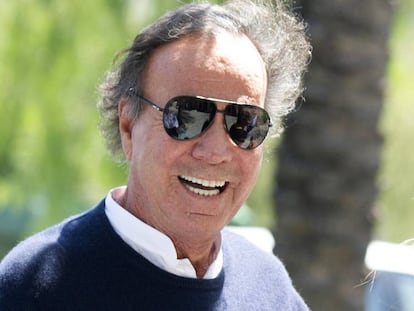 Julio Iglesias, en Marbella en agosto de 2018. 