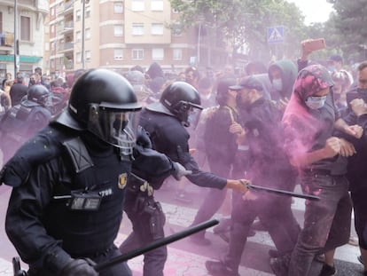 Antidisturbios Cataluña desahucios