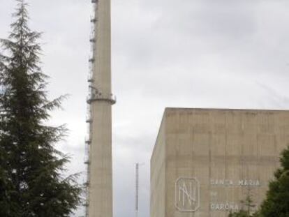 Vista de la central nuclear de Garoña (Burgos).