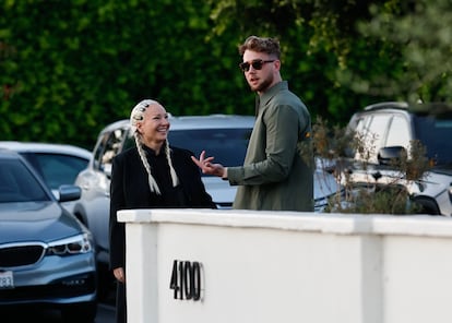 Cantante Sia y su exmarido