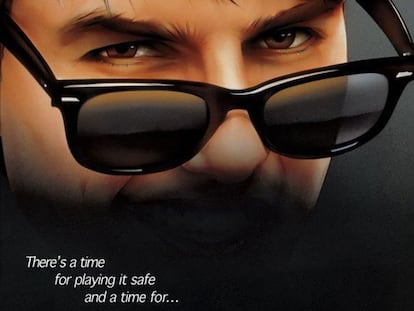 Portada de la película 'Risky Business', protagonizada por Tom Cruise.