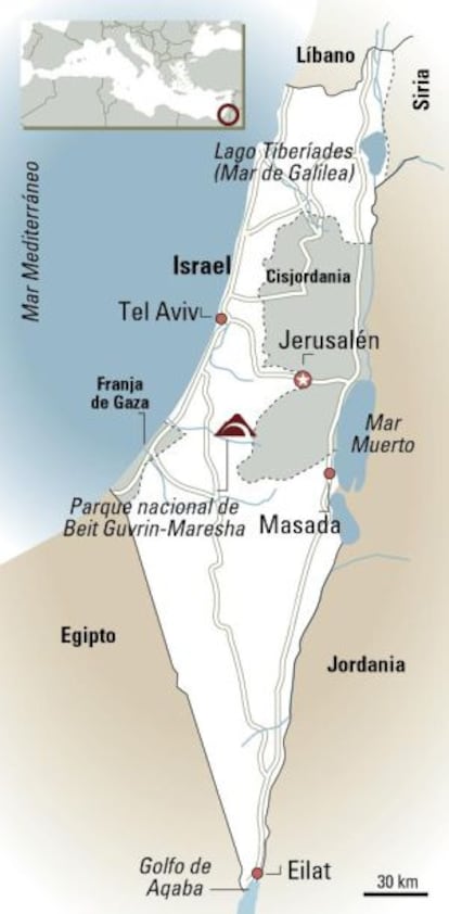 Mapa de Israel