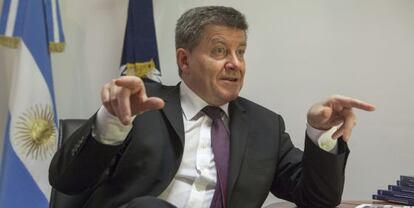 Guy Ryder, durante su reciente visita a Buenos Aires.