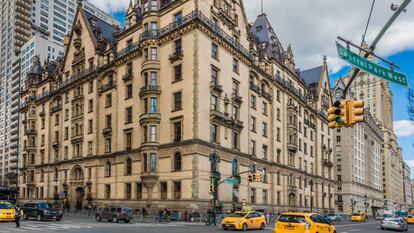 Vista del edificio Dakota en Manhattan.